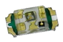 1.6 x 0.8 x 0.4 mm Yellow Green SMD LED with built in MOSFET (0603 Package)