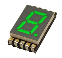 0.30" Red Single Digit Ultra Thin