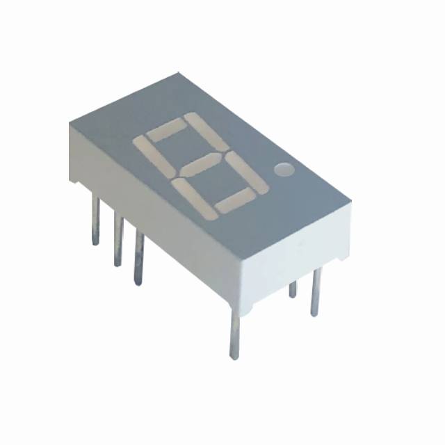 0.4" single digit yellow green display