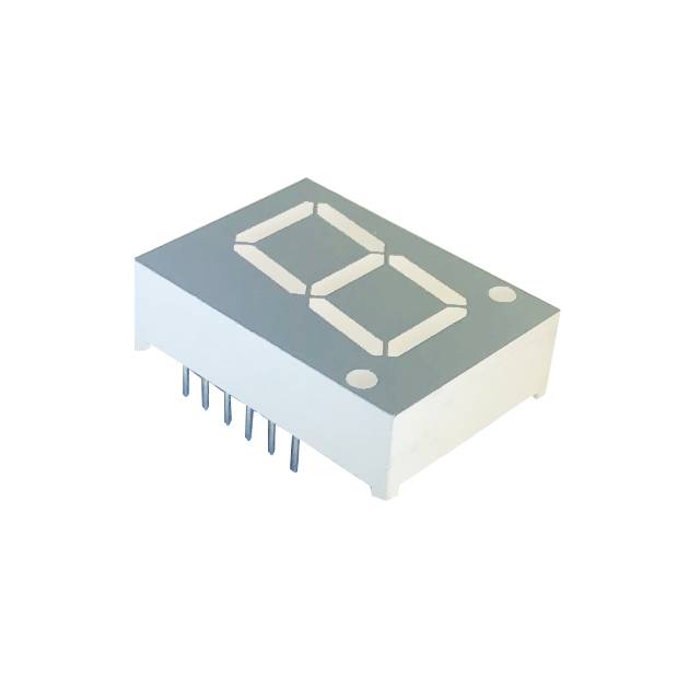 0.8" single digit yellow green display