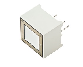 Yellow capacitive touch LED display with driver IC