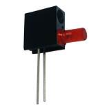 3mm Dia Flat-Top Red LED with 3062 Holder