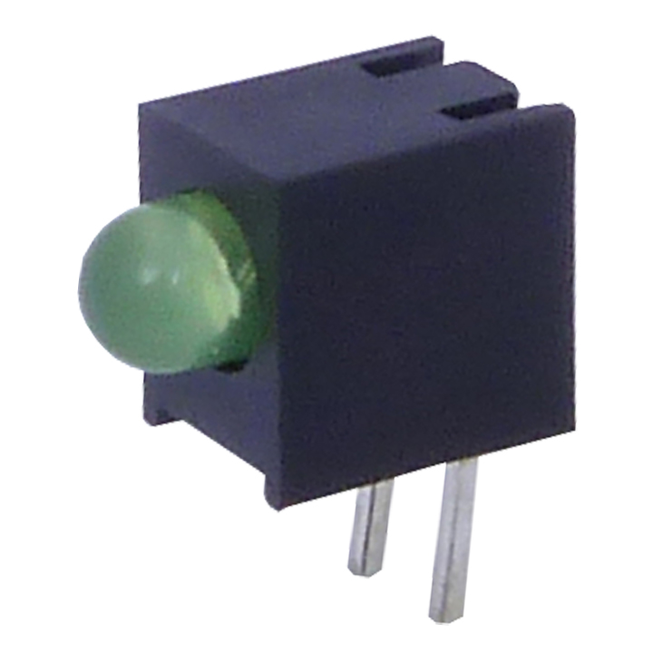 3mm Yellow Green Single Level Right Angle Holder