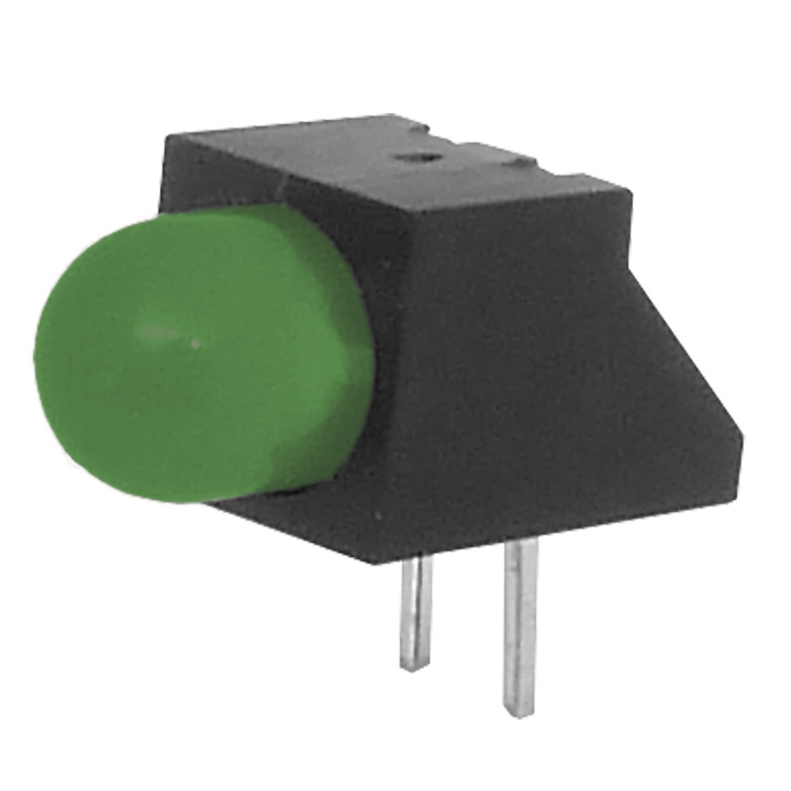 5mm Yellow Green Single Level Right Angle Holder