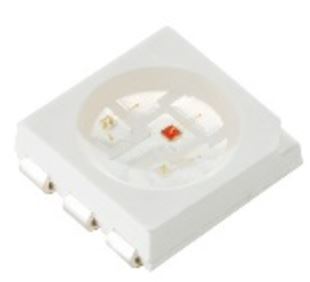 5.0 x 5.0 x 1.8mm PLCC-6 SMD LED