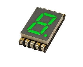 0.39" Red Single Digit Ultra Thin